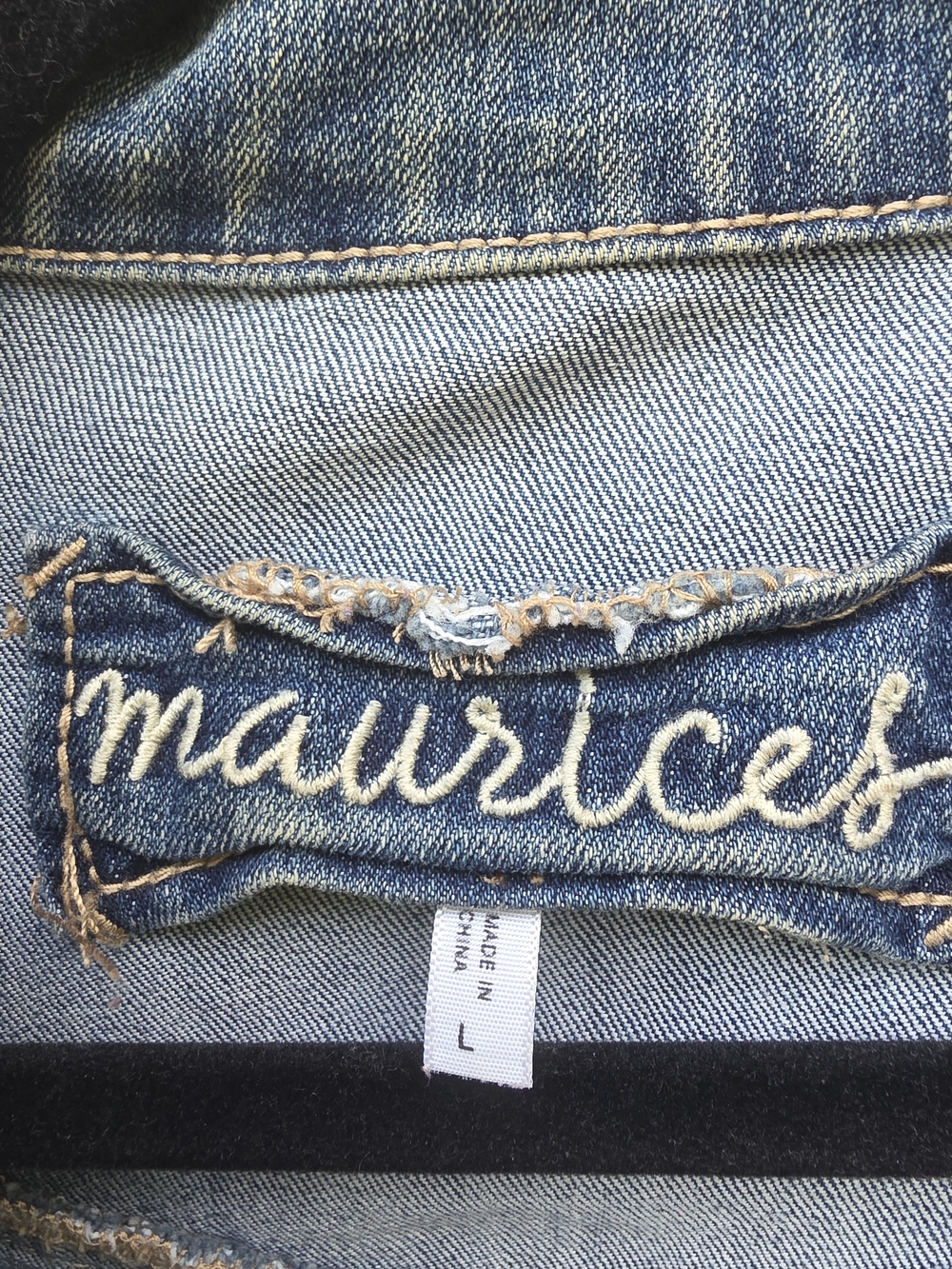 Maurices Light Blue Denim Jacket - Women's Cropped Jean Jacket - Picture 4 of 4